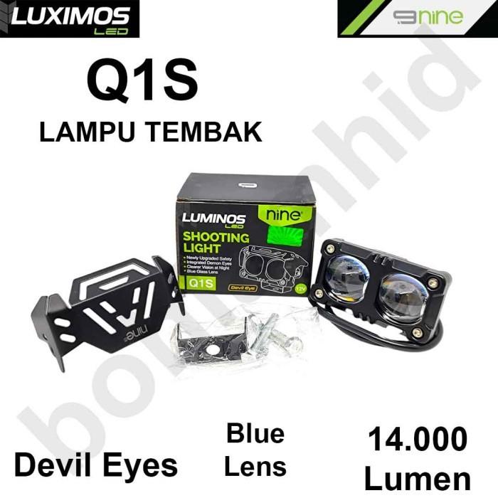 Lampu LED Tembak Sorot 2 mata LUMINOS Q1s Projektor Laser 3Mode 5000Lumen Grs 1
