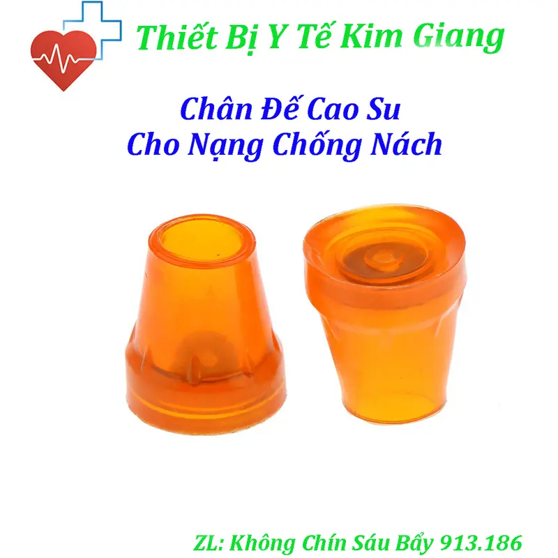 Chân Đế Cao Su Cho Nạng Chống Nách 2 Chiếc 0