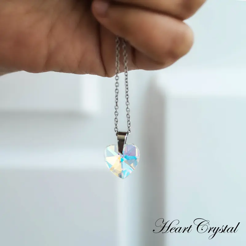 Kalung Rainbow Crystalle Pelangi Rantai Stainless Mirai Jewelry 2