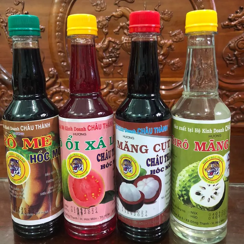 Siro Châu Thành Hương Ổi Xá Lị 400ml 6