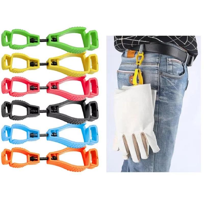 Product Introduction of 10pcs Portable Multi-Purpose Glove Grabber Clip Anti-lost Safety Glove Holder Hanger Plastic Carry-On Working Gloves Clips Accessory 8