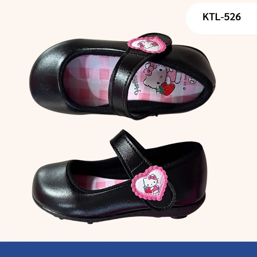 รองเท้านักเรียนหญิง Sanrio Hello Kitty ลิขสิทธิ์แท้ KTL-526