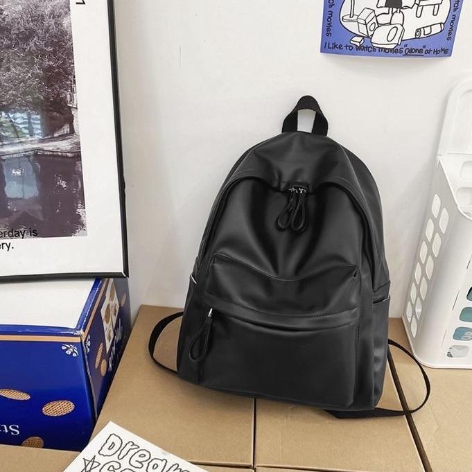  Balo thời trang đi học đi làm du lịch da PU size 40 cm đựng vừa giấy a4 sách vở máy tính backpack 722 