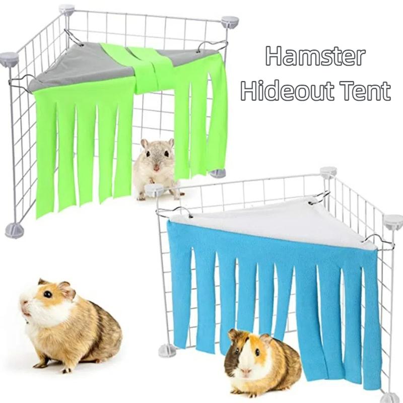 Curated visual reference: Tassel Decoration Hamster Cage Reference: New Tassel Strip Hamster Hideout Tent Breathable Soft Hideaway
