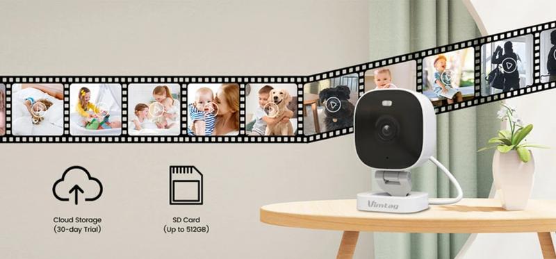 Product Introduction of VIMTAG Outdoor Mini Camera WiFi 4MP Waterproof Color Night Vision 2-Way Audio AI Detect Security Cam IP Surveillance with Alexa 29