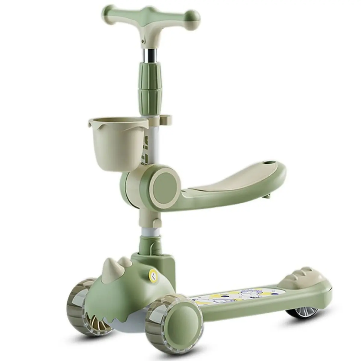 Xe trượt cho bé - Xe trượt gấu bánh phát sáng và nhạc ,an toàn có ghế ngồi 3 in 1 cao cấp hàng đại.
