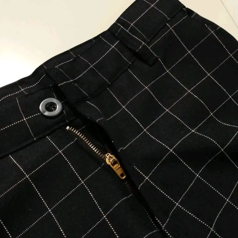 Obral Celana Kotak Remaja Pria 3 100k kancing panjang pendek bukan Distro Slim Kain Motif Standar Fit 3