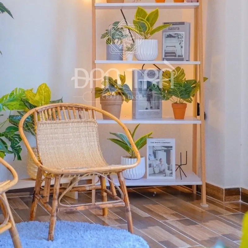 Ghế mây sò mini loại thường, ghế mây nhỏ cafe cóc vỉa hè, ghế mây trẻ em - Mây tre Đan Trà 7