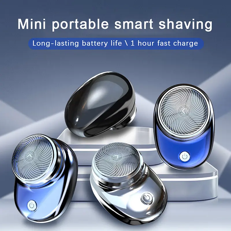 Máy Cạo Râu Điện, Dao Cạo Cầm Tay, Thích Hợp Cho Trang Phục Du Lịch, Ướt Và Khô, Dành Cho Nam Giới, Có Thể Sạc Lại USB, Sạc, Thiết Kế Đơn Giản, Có Thể Giặt Được, Lý Tưởng Làm Quà Tặng Ngày Của Cha 0