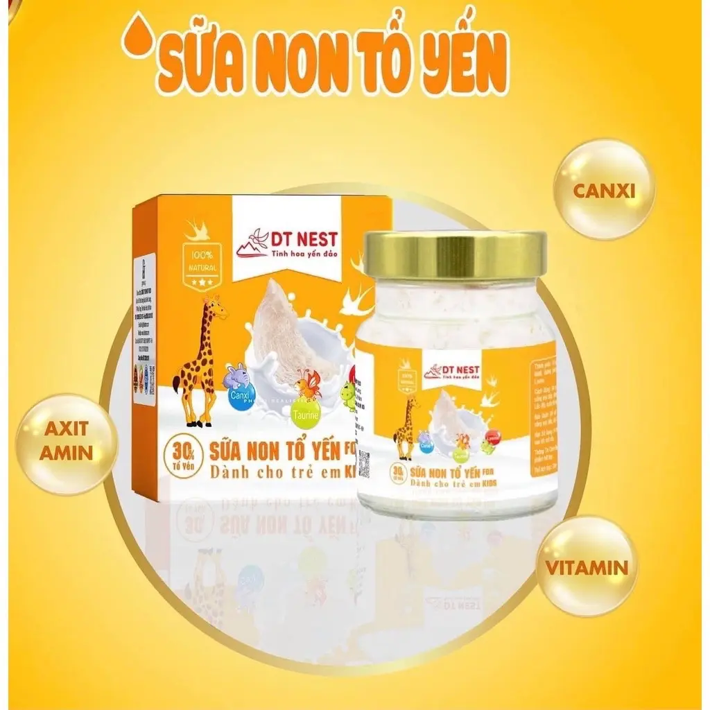 Sữa non tổ yến DT Nest cho trẻ em và người lớn
