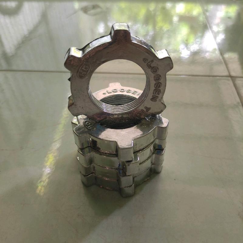 Khoá giữ lồng,tán lồng bằng nhôm dùng cho quạt  B3,B4 QuạT 2