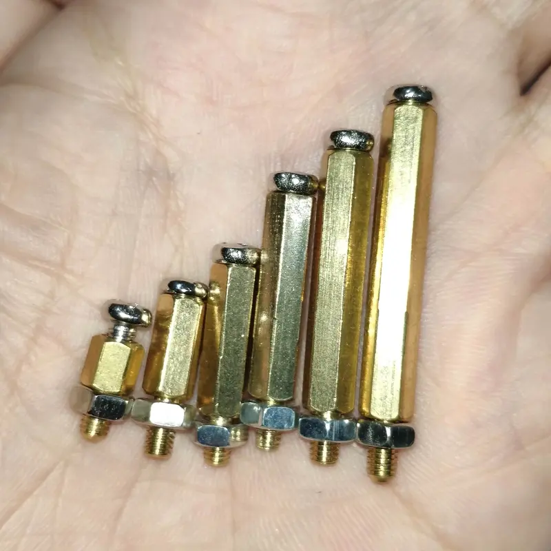 (isi 10) SPICER PCB GOLD + MUR + BAUT 0.5CM 1CM 1.5CM 2CM 2.5CM 3CM. SPACER BESI PCB 0