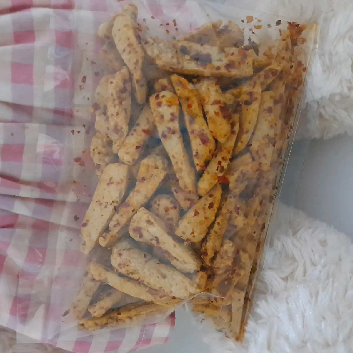 Basreng pedas jeruk purut 100gram Kering Makanan