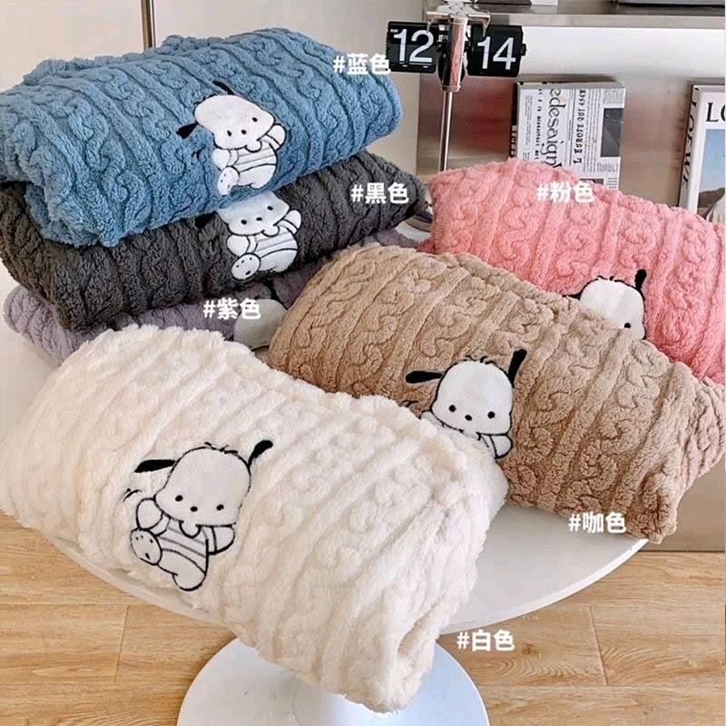  Bộ Đồ Lông Giữ Nhiệt Bộ Ngủ Lông Hello Kitty Bộ Ngủ Nữ Lông Ủ Kem Quần Áo Lông Xoắn Dài Tay CÚN Ấm Áp Women Nho Voi Hồng Quần Ngủ 