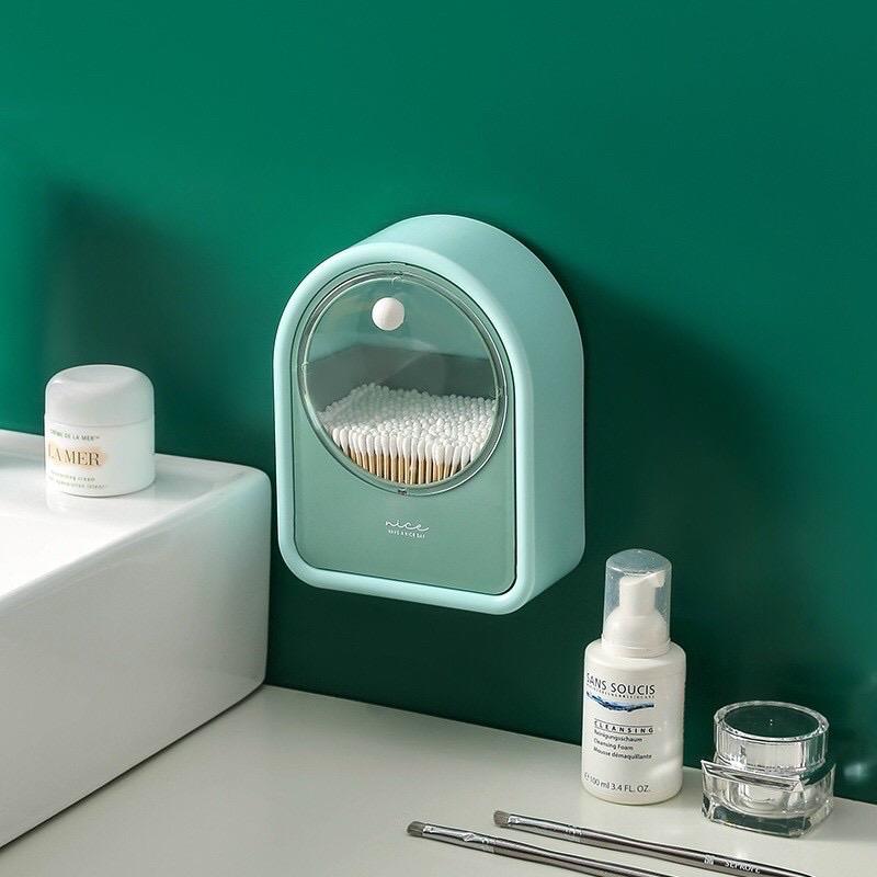 ￼Hộp đựng bông tẩy trang  -Hộp để đồ đa năng treo tường 6