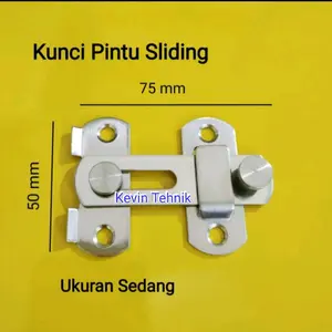 Grendel Sliding, Kunci Pintu Sliding, Grendel Geser, Slot Sliding