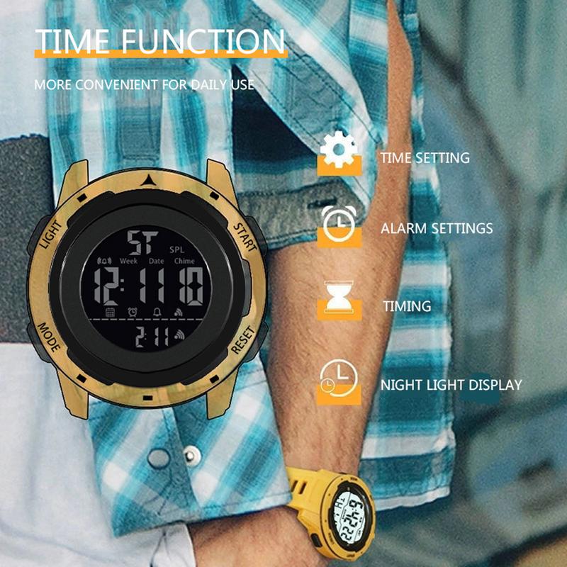 Multifunctional Men's Technology Electronic Sports Watch Luminous Waterproof Watch Daily Running Fashion Watch Wristwatch #458276 4