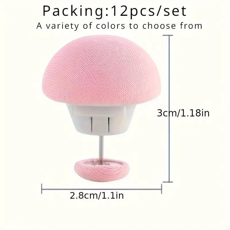 Mushroom Shaped Bed Sheet Holder, 24pcs Non-slip Reusable Bed Sheet Clip, Bedding Accessories for Bedroom, Home Supplies, Bedsheet Clip 1