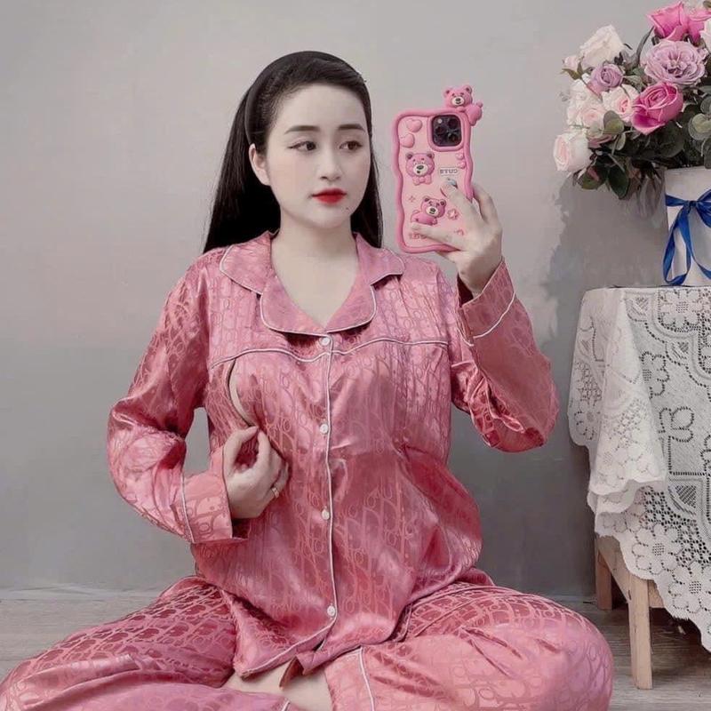 Bộ lụa sau sinh có khoá cho bé tu ti 1