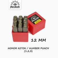 Gambar TJAP MATA / CAP MATA Nomor / Angka Ketok / Number Punch 12 MM dari Tjap Mata Indonesia Kota Administrasi Jakarta Pusat 1 Tokopedia