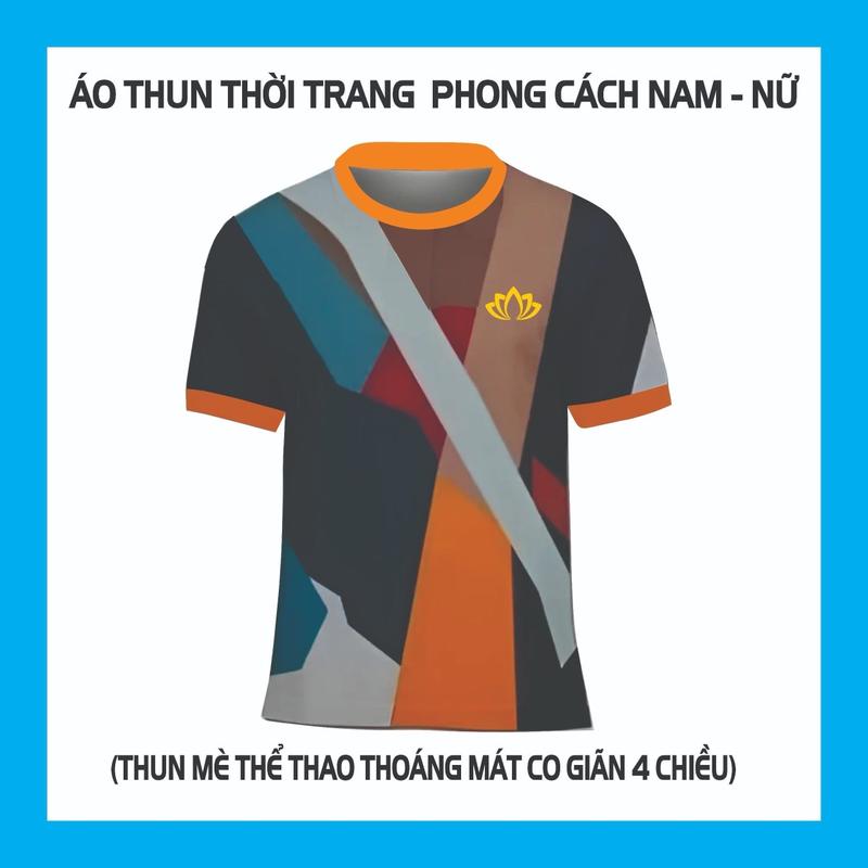 Áo Thun Cổ Tròn Phong Cách Thầy Minh Tuệ (Thun Mè Thể Thao)
