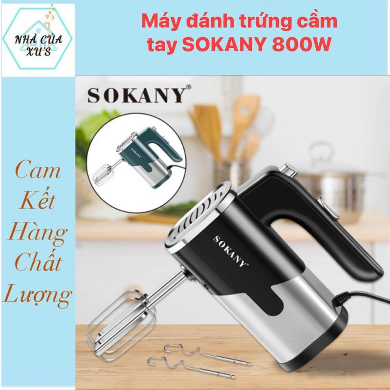 Máy đánh trứng cầm tay SOKANY 800W SK-6621 Máy Đánh Bọt Máy Tạo Bọt