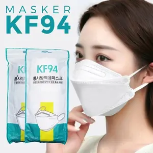 COZY 1PACK ( 10 PCS ) MASKER KF94 KF 94 4 PLY MODEL KOREA TERBARU POLOS HITAM PUTIH