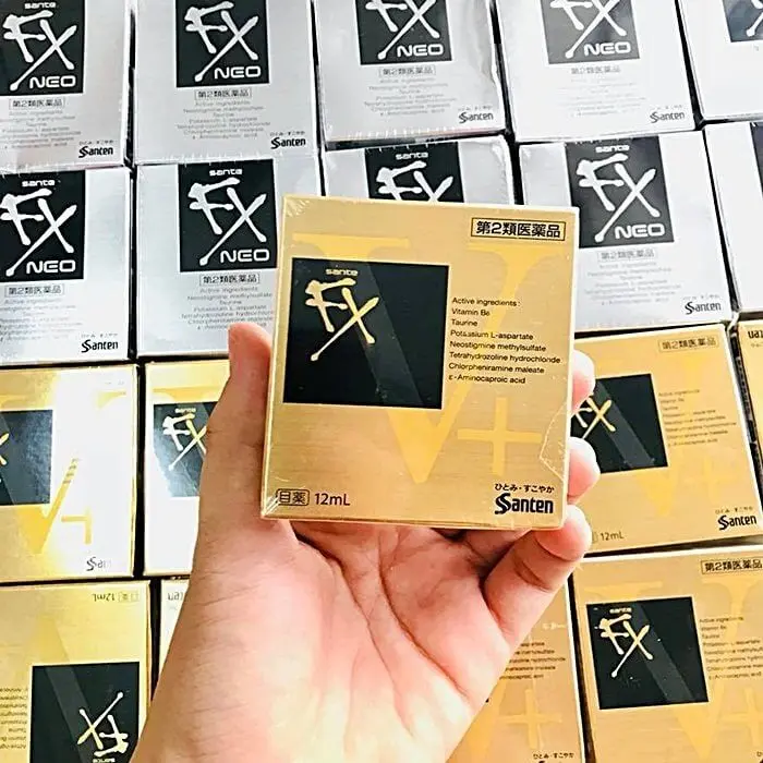 Nước nhỏ mắt Nhật Bản FX Neo Santen 12ml – Màu vàng 1