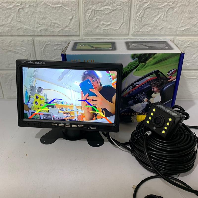 Bộ Cam Lùi Xe Tải AHD Cắm Tẩu Kèm Màn Hiển Thị 7 inch Đại Việt Auto