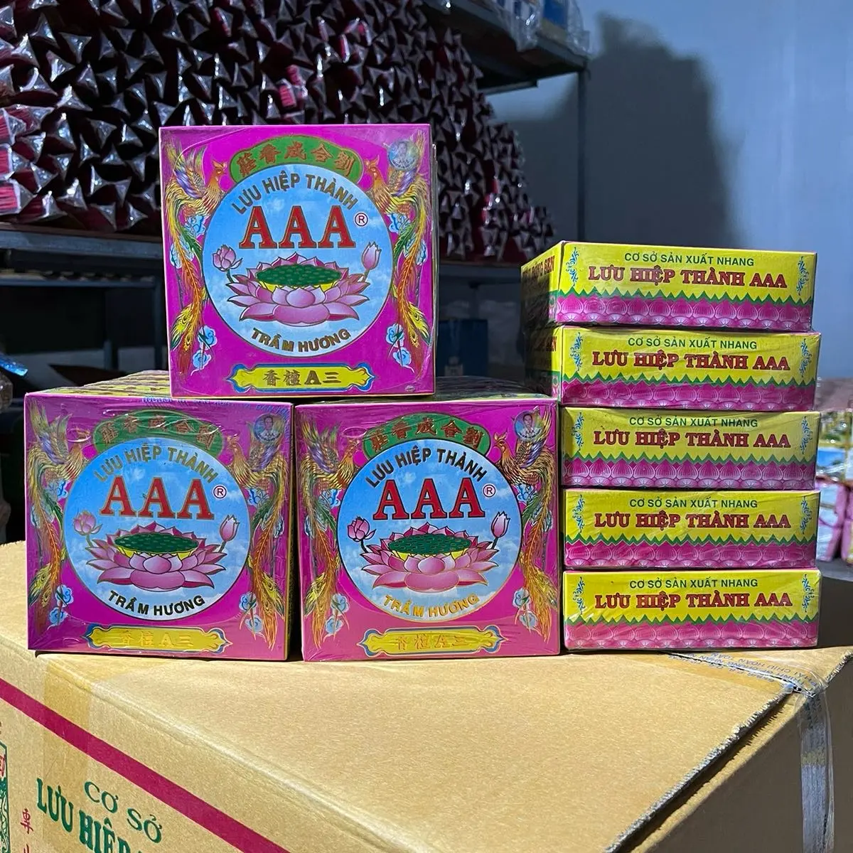 Combo 5 hộp nhang khoanh 3A (Lưu Hiệp Thành)