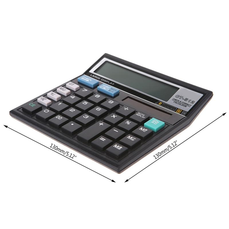 Product Introduction of Desktop Office Calculation Supplies 12-digit Electronic Calculator for Students 0