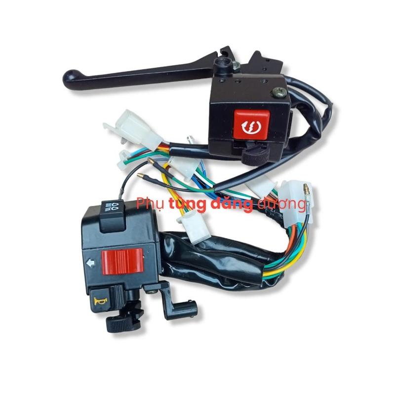 Đôi cụm công tắc Dream Trái Phải, hàng công ty, có kẹp dây le, có tay phanh thắng (GIÁ HAI BÊN TRÁI+PHẢI) Phụ Tùng