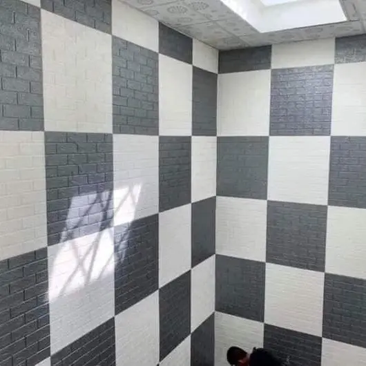 Mua 40 miếng xốp dán tường sẵn keo bóc dán đủ màu đẹp 8