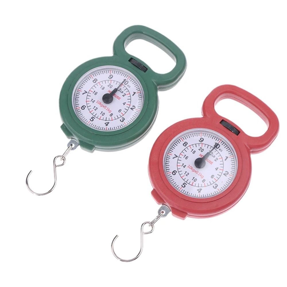 comeonn 1Pcs Durable 10kg Capacity Spring Scale Pointers Hook Mini ...