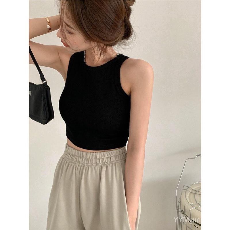 Áo croptop ba lỗ thun tăm 3