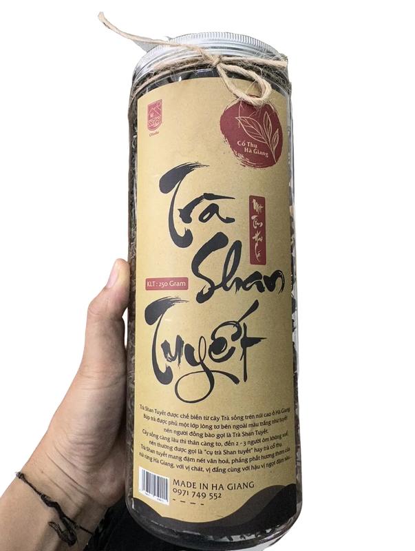 250Gram Chè Shan Tuyết Cổ Thụ 1 tôm 2 lá Nước Trà Tea