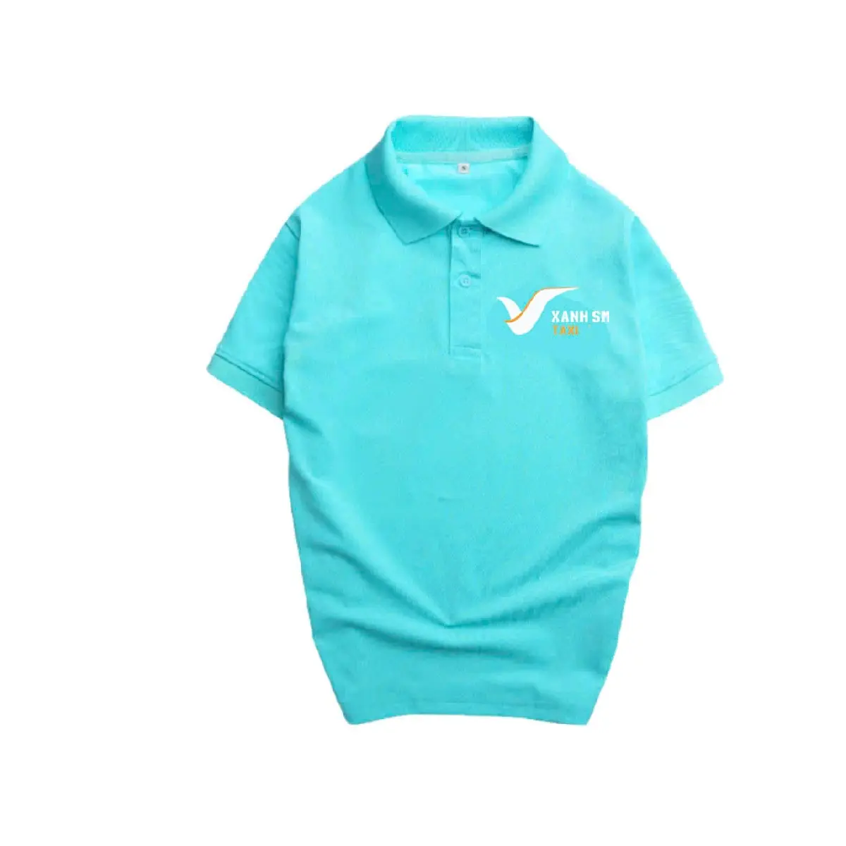 Áo đồng phục taxi Xanh SM hàng  dày dặn - đồng phục hàng thái Nam Menswear Polo Có Cổ