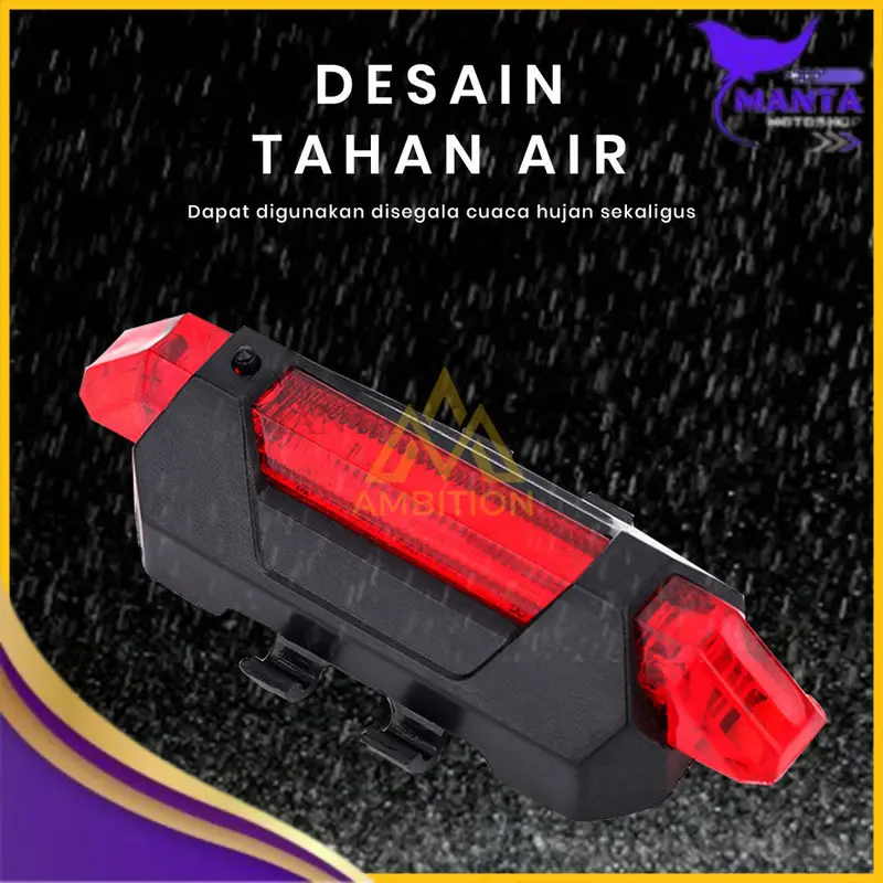 Lampu sepeda usb charger sepeda gunung mtb cycling belakang depan [Bisa Bayar Ditempat] 6