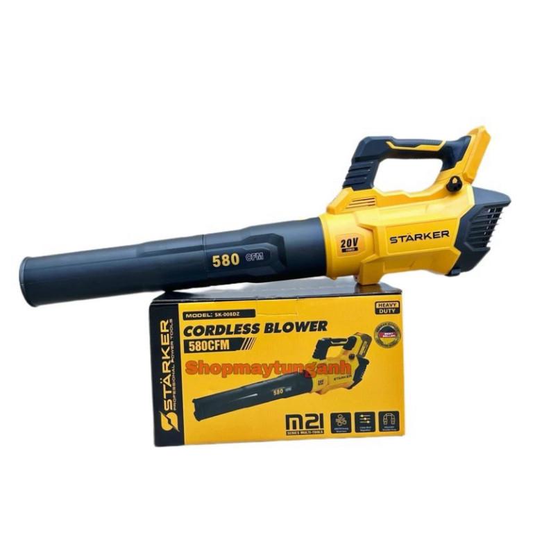 Product Introduction of Thân Máy thổi bụi, thổi lá công suất lớn STARKER dùng chân pin thông dụng công suất 13m3/min - điều chỉnh 3 tốc độ 68