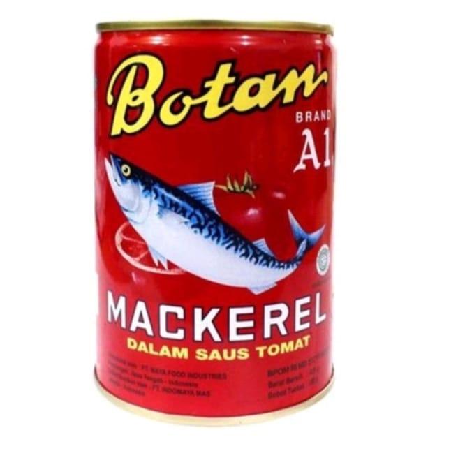 Ikan Kaleng Botan Makarel 155gr Kemasan Kecil A1