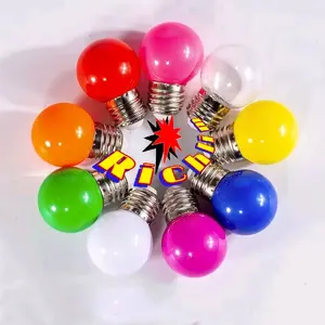 Bohlam Lampu Led Warna 3 watt / Lampu dekorasi / Lampu Tidur