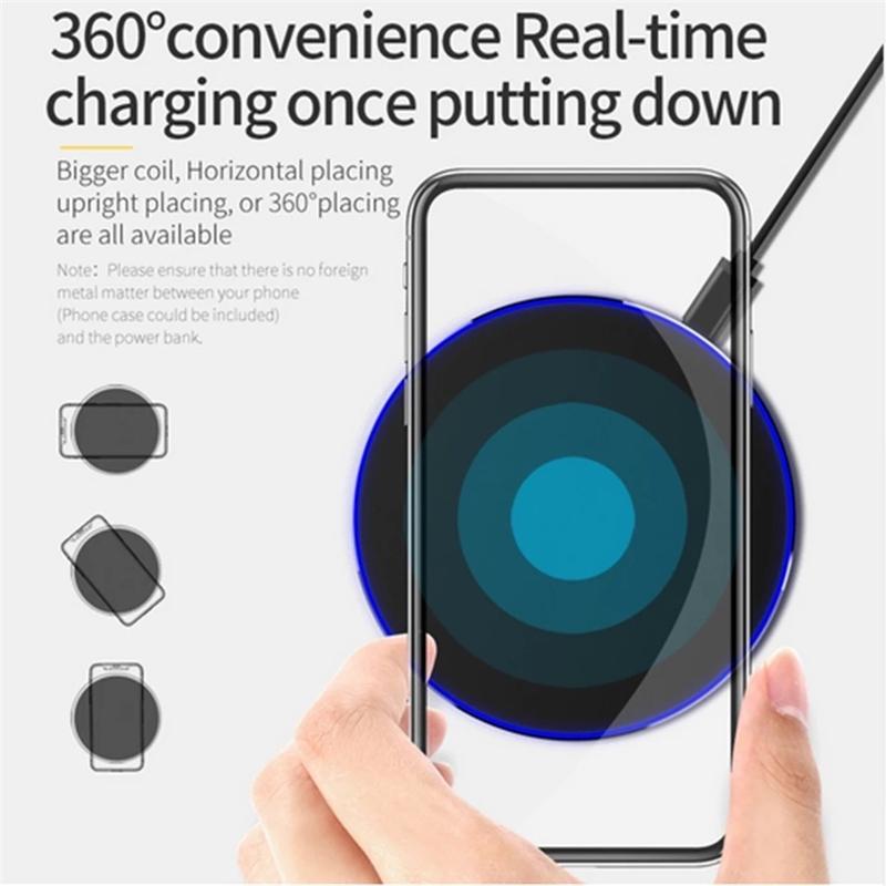 60W Wireless Charger Pad Stand For iPhone 14 13 12 11 Pro Max X Samsung Xiaomi Induction  Fast Wireless Charging Dock Station 5