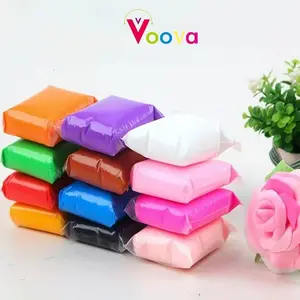 [COD] Clay  Mainan Edukasi Lilin Anak Clay isi 12 Warna Mainan Anak isi 12pcs Polymer Clay 12