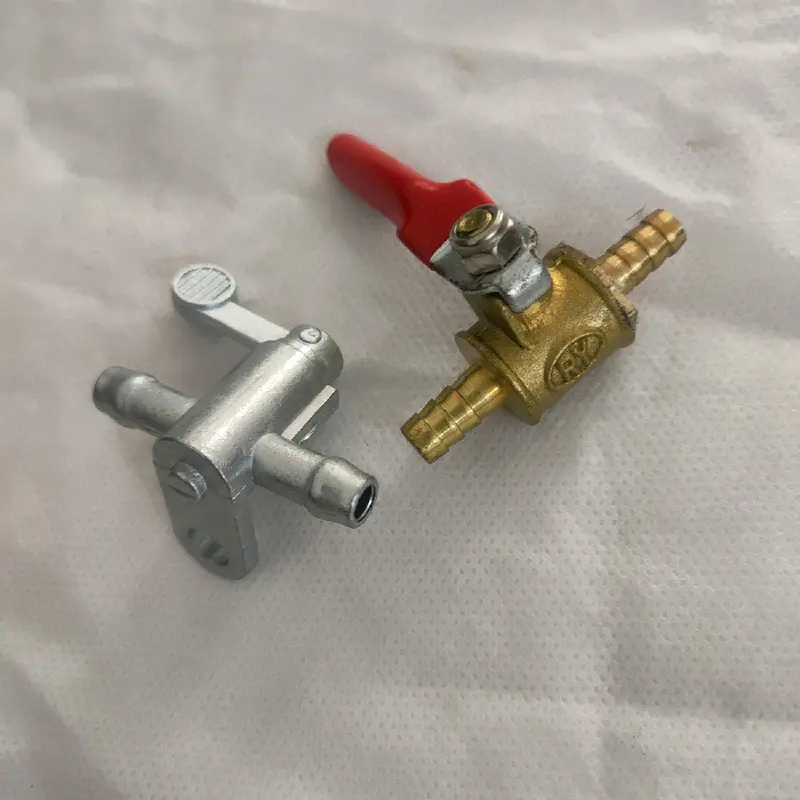 kran bensin universal semua motor  / keran bensin kuningan dan silver 2