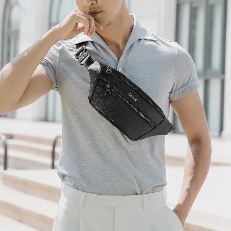 Túi Đeo Chéo Ngực Nam Gence Da Bò Mill TZ01 Túi Đeo Chéo Bag 1