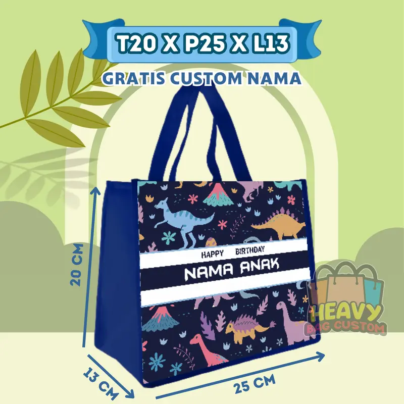 Paket Isi 30 Pcs Tas Souvenir Ulang Tahun Goodie Bag Anak Bingkisan Snack KFC Gratis Custom Nama Murah Kain tile anak  merah craim selamatan rumah baru tas & hadiah pesta tile anak 0