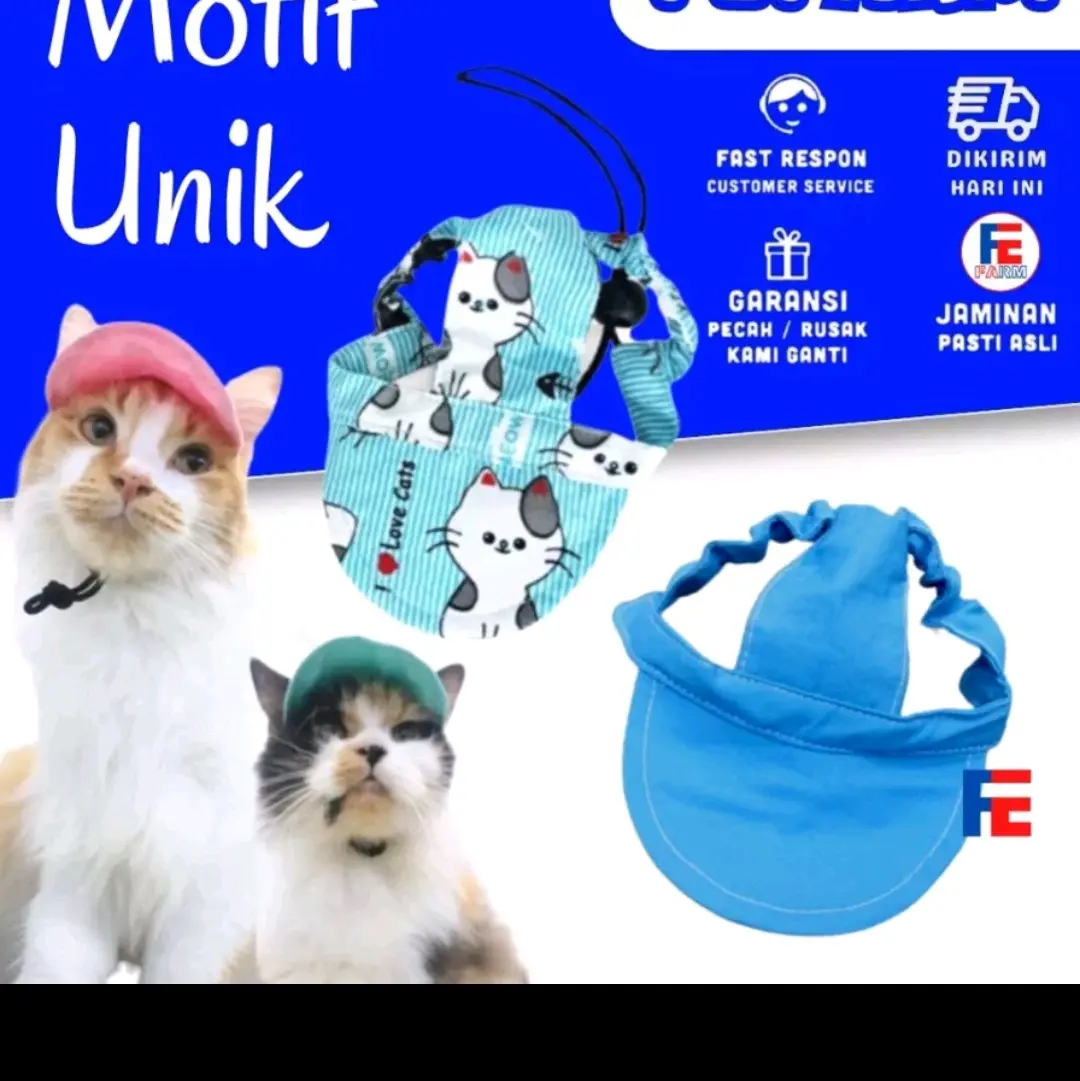 TOPI KUCING LUCU MURAH