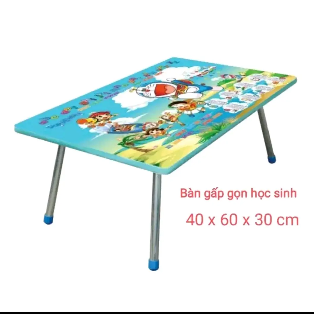 Bàn học  sinh xếp gọn 40×60 cm hoạy hình dễ thương