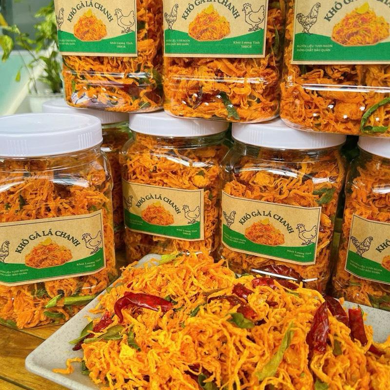 [TPFOOD] Combo 1.5kg - 3 hủ Khô Gà Lá Chanh Ngon - Ăn là ghiền luôn nha