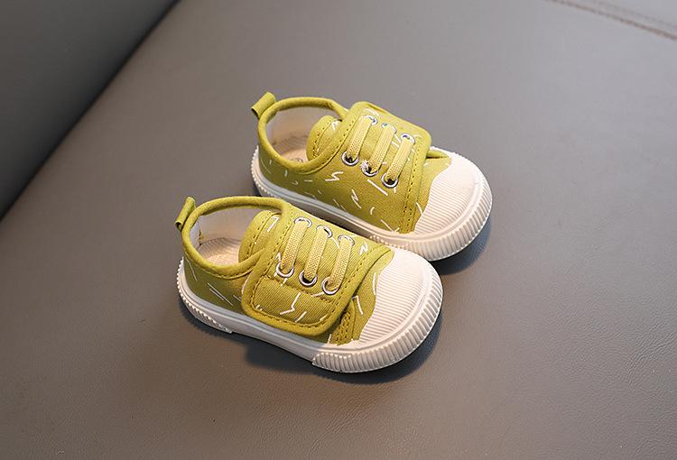 Product Introduction of Children's Canvas Shoes Spring and Autumn New Boys 1-6 Years Old Baby Shoes Breathable Casual Girls Low-top Sneakers 14